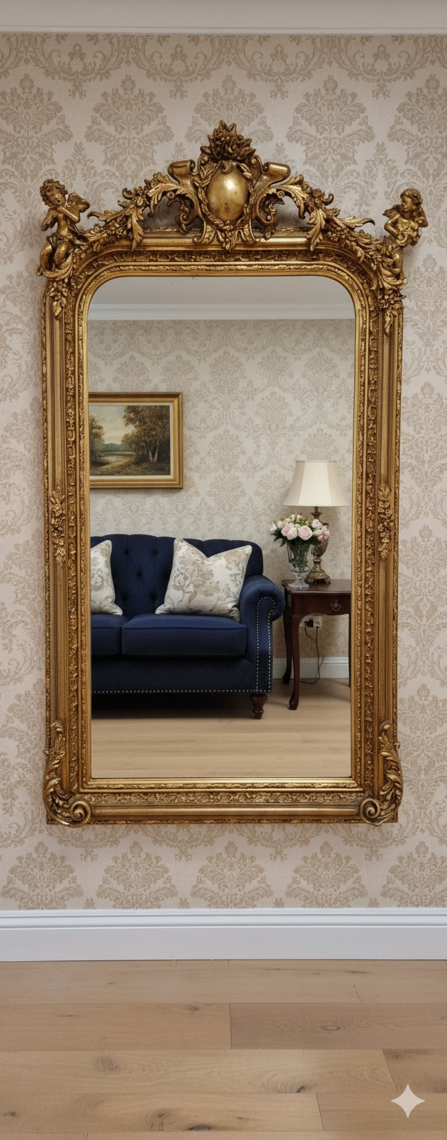 The Monarch Gilded Mirror