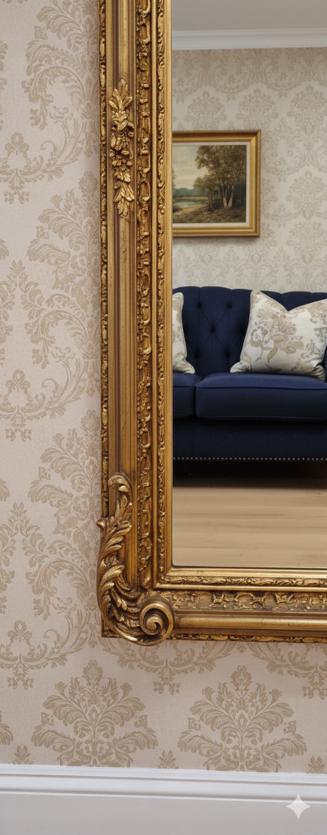 The Monarch Gilded Mirror