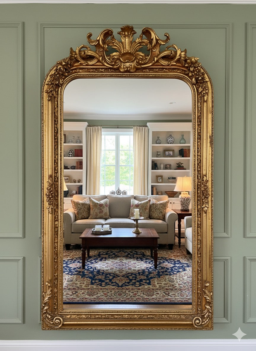 The Fontaine Crown Mirror