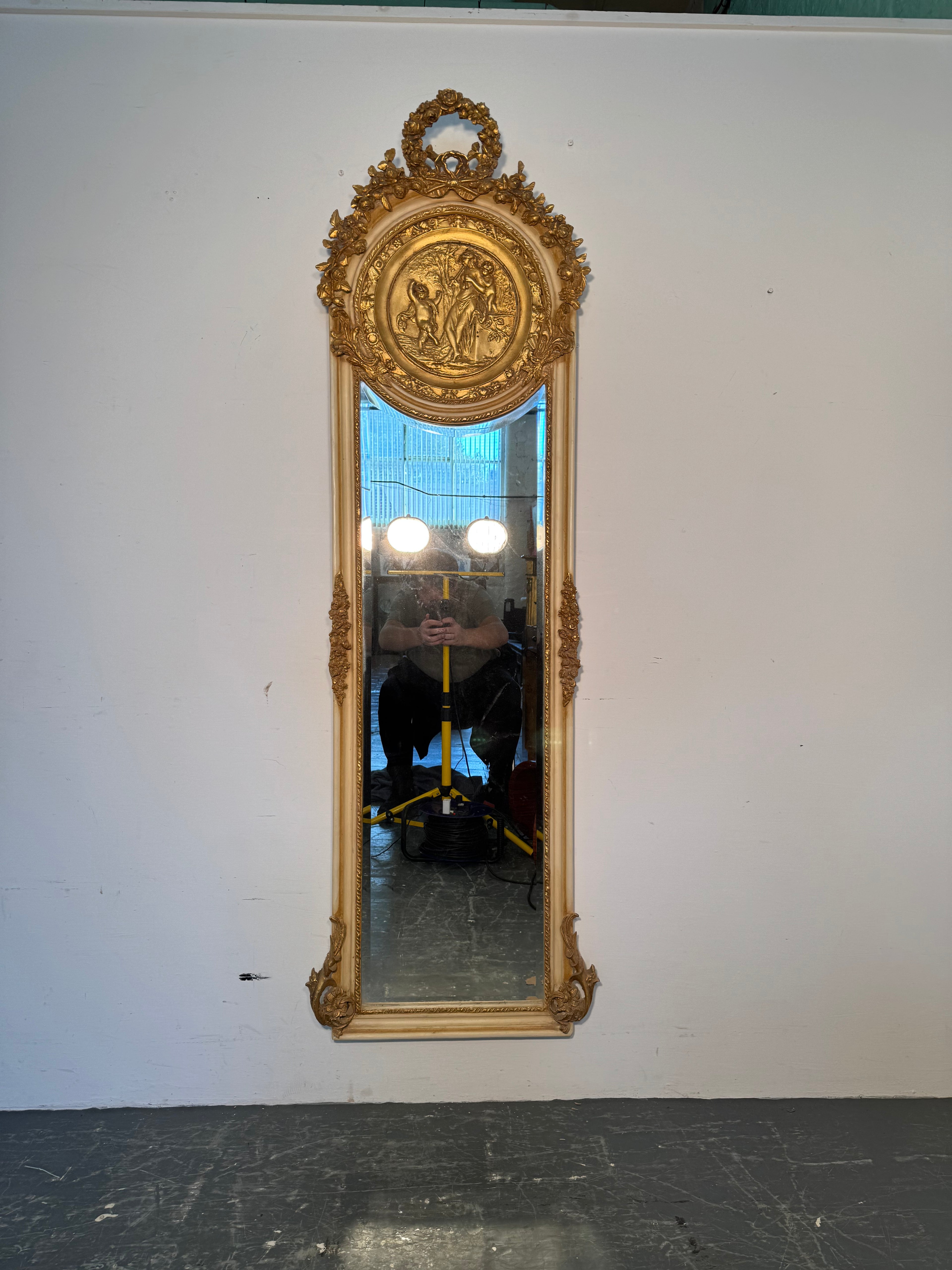 The Louvre Medallion Mirror