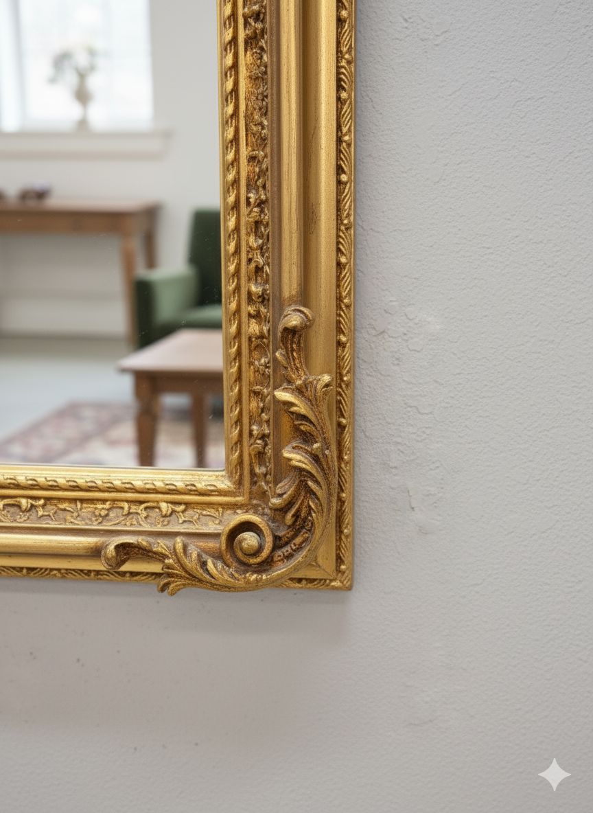 The Cherub Crown Mirror