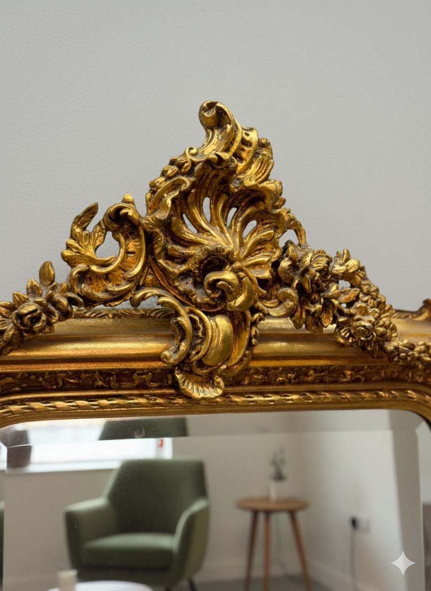 The Cherub Crown Mirror