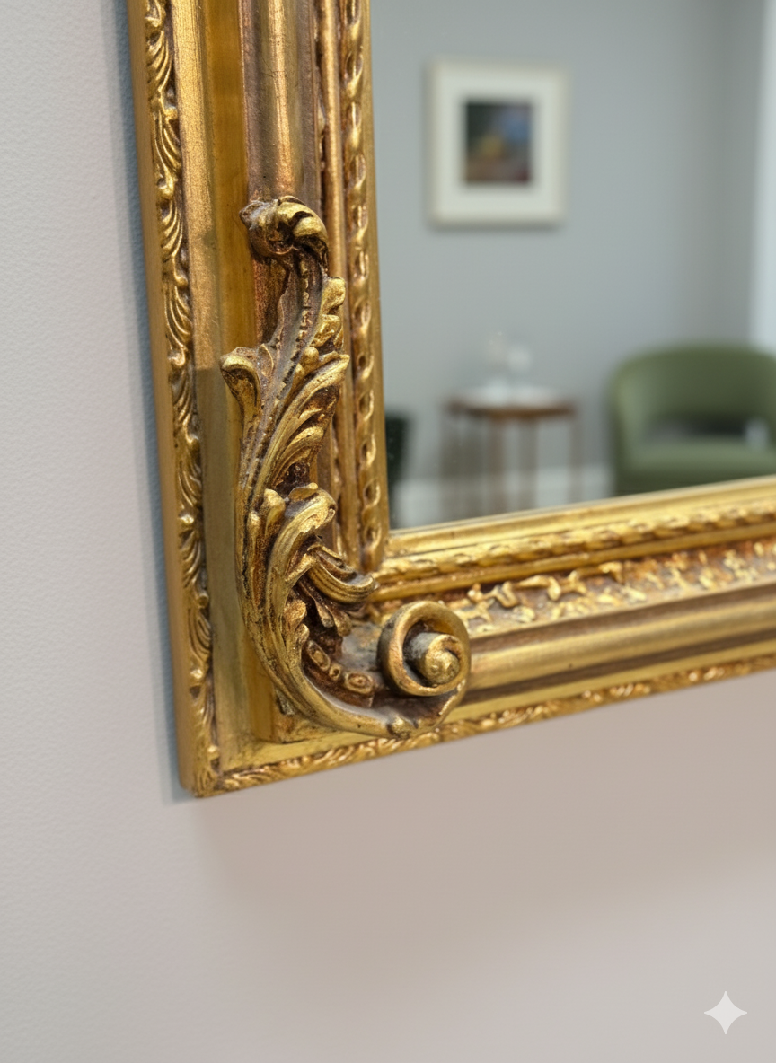 The Cherub Crown Mirror