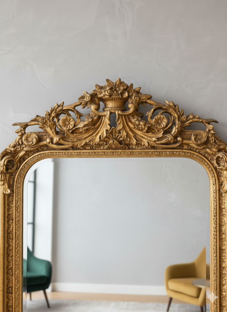 The Dauphine Gilded Mirror