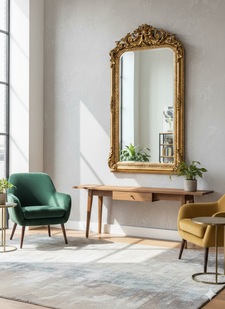 The Dauphine Gilded Mirror
